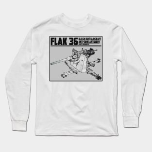 FLAK 36 ANTI AIRCRAFT Long Sleeve T-Shirt